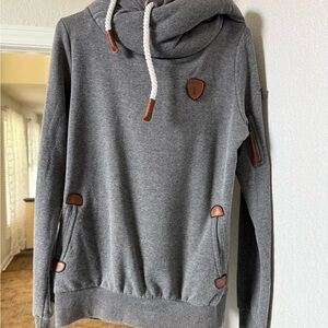 Wanakome Cream and Brown Hoodie